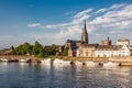 Riverside in Maastricht Royalty Free Stock Photo